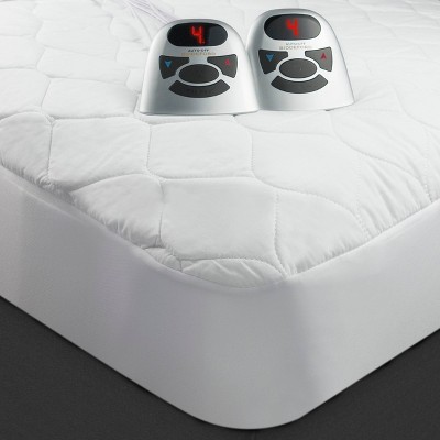 Heated queen deals mattress pad