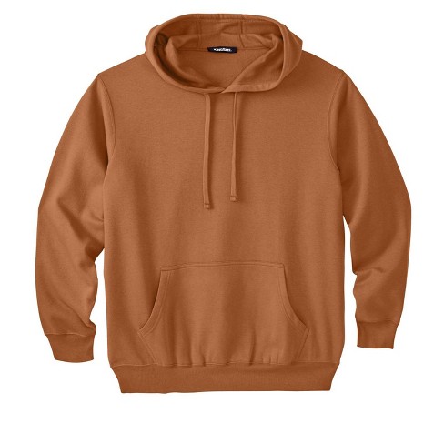 KingSize Men's Big & Tall Fleece Pullover Hoodie - Big - 7XL, Burnt Orange