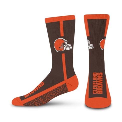 NFL Cleveland Browns Youth Rise Up Crew Socks - image 1 of 3