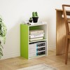HOMLUX 2-Tier Cube Bookcase Compact Storage Shelf Organizer - 3 of 4