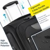 Kumasinova 3 Pcs SoftSide Luggage Sets,Extandable Checked Spinner Suitcases with TSA Lock,Airline-Approved Luggage Travel Set,20"24"28" - 4 of 4