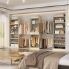 Aheaplus 146" Walk-In Closet Organizer with 6 Hanging Rods, Freestanding Closet System with Drawer - 2 of 4