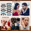 24-Pack Cross Beads Bracelet Set for Men & Women, 8mm Natural Stone Stretch Bracelets with Cross Charm - 4 of 4