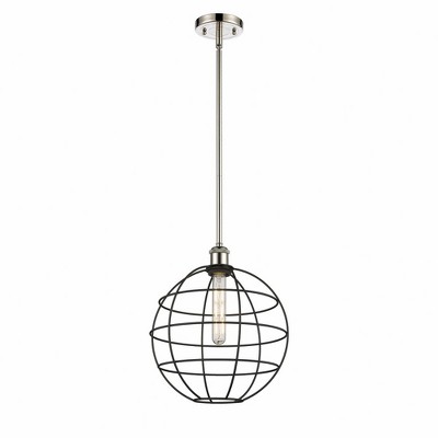Lake Placid - 1 Light Stem Hung Pendant In Industrial Style-14.5 Inches Tall and 12 Inches Wide