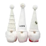 3ct Fabric Valentine's Day Gnome Figurines Red/Pink/Tan - Spritz™