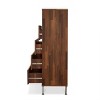 NicBex Rustic Wooden Dresser for Bedroom with 5 Drawers - 4 of 4