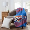 NBA Oklahoma City Thunder 60" x 80" Raschel Throw Blanket - 2 of 3