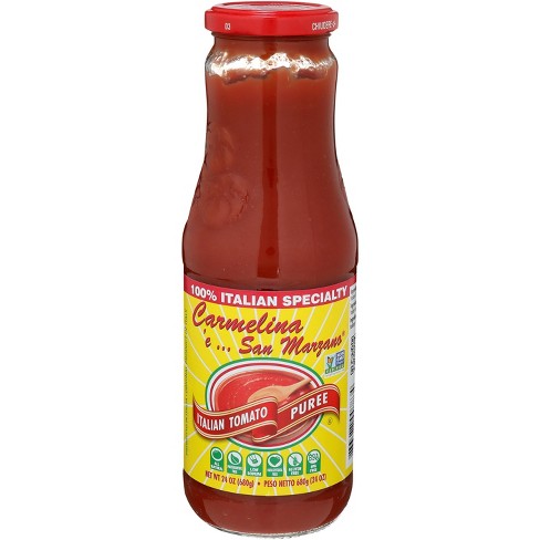 Carmelina E San Marzano Italian Tomato Passata - Case Of 12 - 24 Oz ...