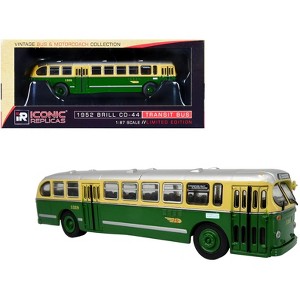 1952 CCF-Brill CD-44 Transit Bus PTC "R Frankford-Pratt Elevated Station" 1/87 (HO) Diecast Model by Iconic Replicas - 1 of 3