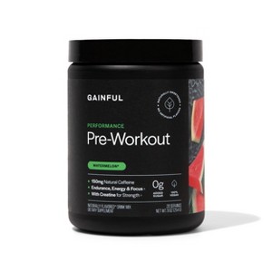 Gainful Performance Pre-Workout Powder - Watermelon - 9oz - 1 of 4