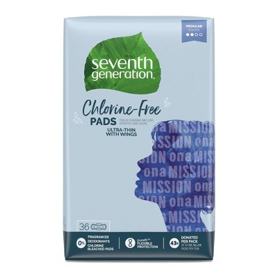 chlorine free sanitary pads