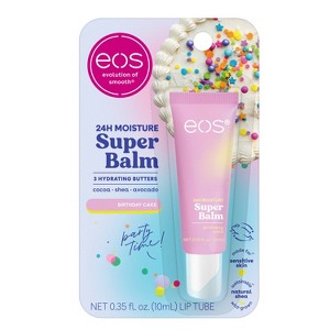 eos 24H Moisture Super Balm - Birthday Cake - 0.35 fl oz - 1 of 4