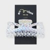 Girls' Jumbo Faceted Claw Clip - art class™ Clear: Hair Styling Accessory for All Hair Types, Solid Pattern - 2 of 3