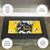Evergreen Bee Our Guest Frame Sassafras Indoor Outdoor Switch Doormat 1'10"x10" Multicolored - 3 of 4