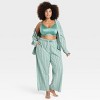 Women's Striped Cotton Blend Pajama Pants - Auden™ - 3 of 3