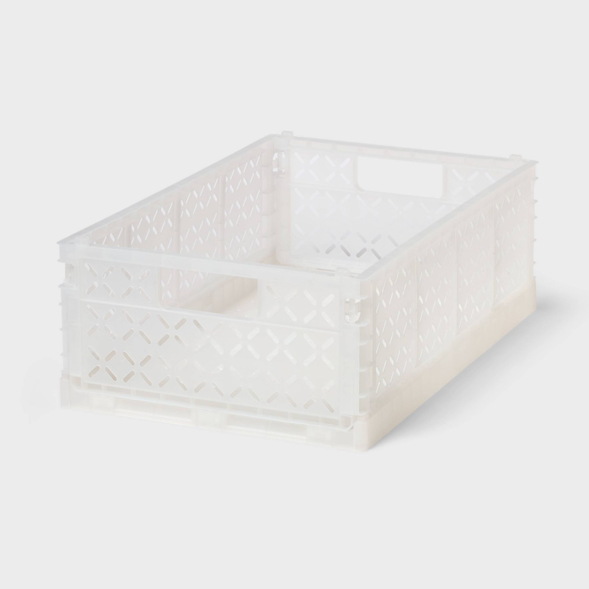 Foldable Crate Large White - Brightroom™