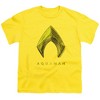 Boys' Short Sleeve Aquaman Movie Aquaman Logo T-Shirt - 2 of 4