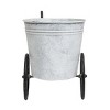 Tractor White Metal Planter - Foreside Home & Garden - 4 of 4