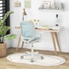 Tangkula Kids Desk Chair Ergonomic Children Study Chair with Breathable Mesh Back Armrests & Waterfall Edged Seat Blue/ Pink/ Purple - 3 of 4