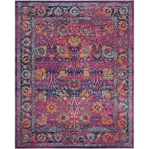 Safavieh Granada GRA350A Blue - Fuchsia 9' x 12' Area Rug