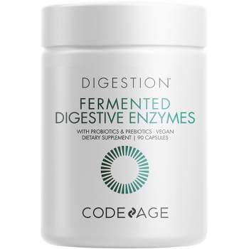 Codeage Fermented Digestive Enzymes + Probiotics & Prebiotics Vegan Supplement - 90ct