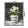 Amanti Art Farmhouse Garden II White Daffodils by Kelsey Wilson Canvas Wall Art Print Framed 16 x 20-in. - 4 of 4