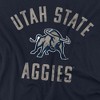 Utah State University Large Logo Women's Loose T-Shirt Navy - 2 of 4