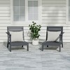 WestinTrends Avalon Outdoor Patio HDPE Deep Seating Sectional Loveseat - 2 of 4