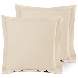 Nestl Soft Pillow Shams Set of 2, Double Brushed Microfiber Pillow Covers, Premium Pillow Shams With 1.5” Flange - 1 of 4