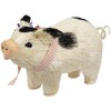 Northlight Spotted Piglet with Bow and Flowers Spring Figurine - 9" - 4 of 4