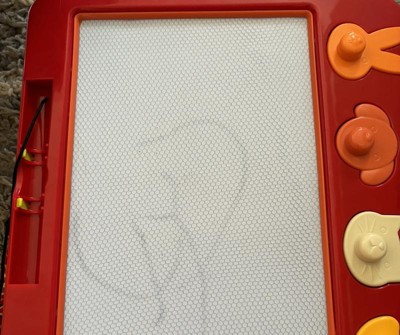 Magnetic Drawing Board Doodle Sketch Pad for 1-3 Year Old Toddler Girls/Boys  Birthday Toy Orange 