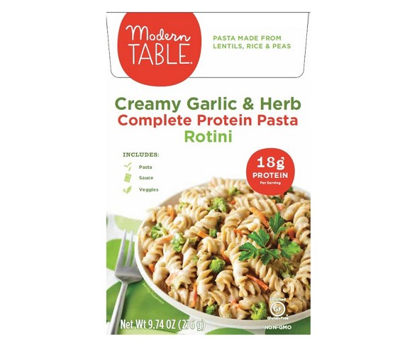 Modern Table&#174; Creamy Garlic & Herb Lentil Pasta Meal Kit - 9.74oz