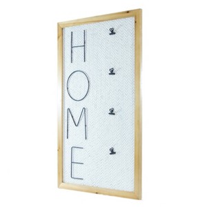 VIP Wood 31.5 in. White Home Sign with Clips - 1 of 4