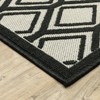 Oriental Weavers Torrey 4151G Light Grey/ Black Indoor/Outdoor Area Rug - 5'3" x 7'3" - 2 of 4