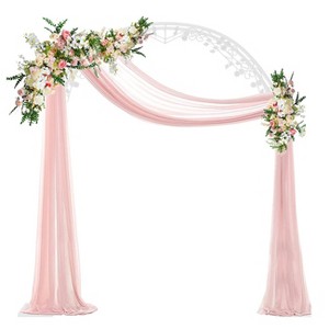 Artloge 7.9Ft Metal Garden Arch Trellis,Garden Arbor Trellis for Climbing Plants Roses Vines,Flower Arch Wedding Arch Stand for Lawn,White - 1 of 4