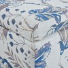 CAVINAS Versatile Upholstered Storage Ottoman with Floral Patterned Fabric, Multi-Functional Bench with Hidden Storage, Footrest & Extra Seating - 2 of 4