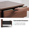 PexFix 3 Drawer Vertical File Cabinet Rolling Wooden Mobile Under Desk with Casters for Home Office - 4 of 4