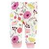 Touched by Nature Baby Girl Organic Cotton Preemie Layette 4pc Set, Botanical, Preemie - 3 of 4