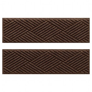 WaterHog 8.5"x30" Set of 4 Diamonds Indoor/Outdoor Stair Treads Door Mats - 1 of 4
