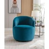 CAVINAS 360 Degree Swivel Chairs, Fabric Barrel Chair, Swivel Accent Chair, Single Sofa Chair, Round Armchair for Living Room, Bedroom - 3 of 4