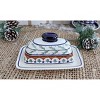 Blue Rose Polish Pottery 1377 Zaklady Butter Dish - 2 of 2
