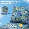 Crestlive Products Outdoor Deep Seat & Back Cushion Set 24 x 25 inch Patio Furniture Cushions with Removable Cover for Chair Sofa Couch - 4 of 4