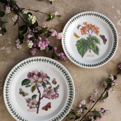 Botanic Garden Begonia Porcelain 8.5" Salad Plate