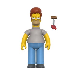 Super 7 The Simpsons ReAction Treehouse of Horror Hell Toupee Homer Action Figure - 1 of 4