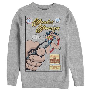 Men's Justice League Shrinking Woman Comic Book Cover Sweatshirt - 1 of 3