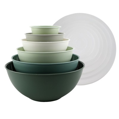COOK WITH COLOR Mixing Bowls with Lids 12 Piece Set