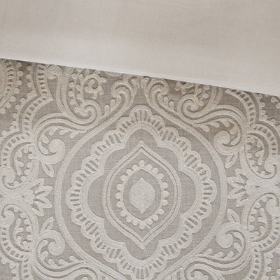 Queen White Microfiber Comforter Set with Decorative Pillows