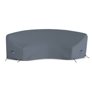Covers&All Curved Outdoor Couch Cover, 1000D Waterproof, UV-Resistant Patio Furniture Cover - 1 of 4