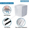 Akefit Outdoor Air Conditioner Cover Adjustable Breathable Mesh Vent Silver 39in - 4 of 4
