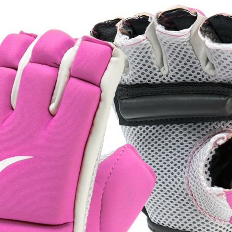 Everlast Evercool Breathable and Comfortable Full Wristwrap Support Neoprene MMA Kickboxing Gloves with Mesh Palm and Knuckle Padding, Pink, 3 of 4